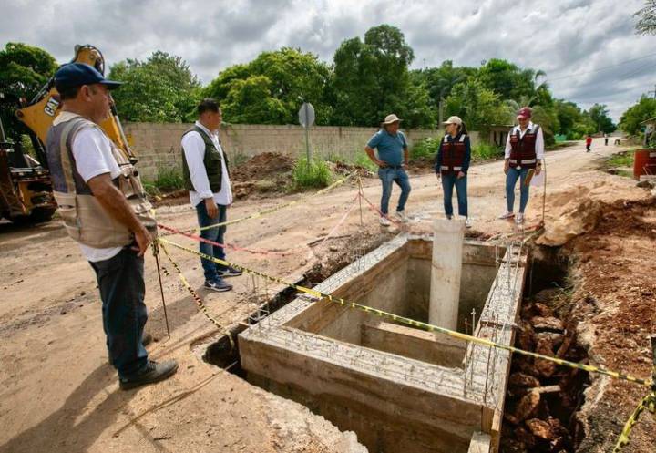 Supervisa Mary Hernández arranque de pavimentación de calles en Carrillo Puerto