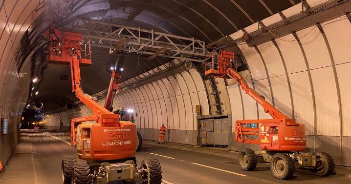 Drivers warned as Saltash Tunnel upgrade hits new milestone