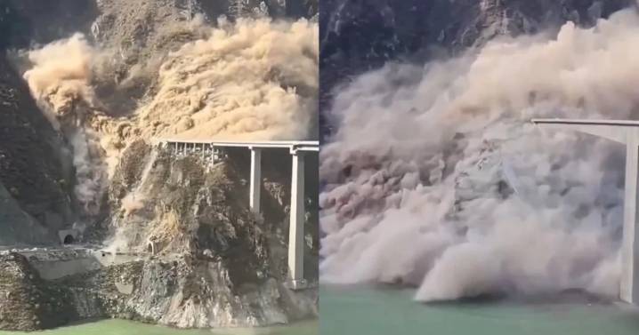 VIDEO: Puente en China colapsa parcialmente; había sido inaugurado hace meses