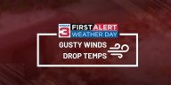 First Alert Weather Day: Gusty winds usher in much colder temperatures for Thanksgiving