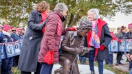 Rosie the Riveter statue unveiled on Veterans Day