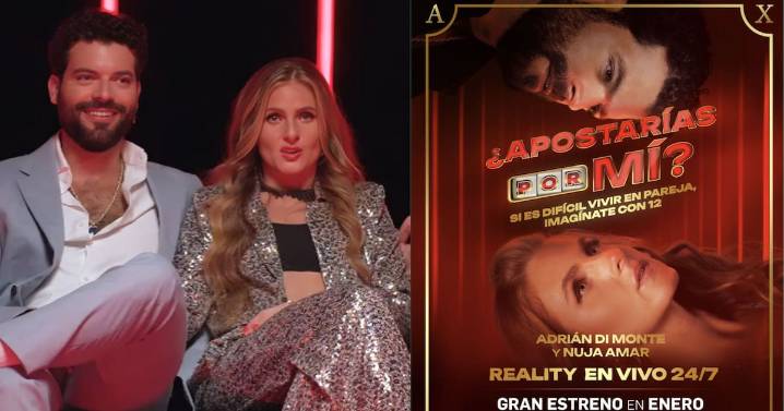 Adrián Di Monte y su esposa Nuja Amar, se integran al reality “¿Apostarías por mí?” de TelevisaUnivision