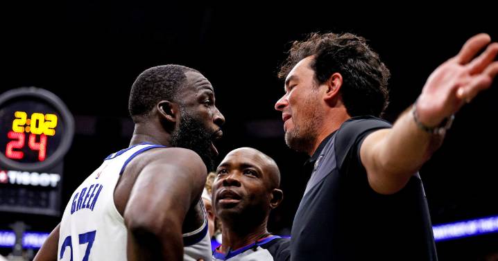 Warriors’ Draymond Green has confrontation with fan over Angel Reese chants