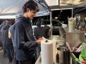 Viral Las Vegas street vendor says goodbye to longtime spot