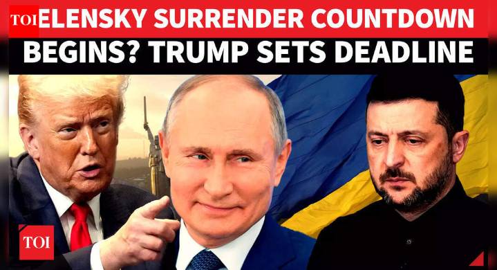 Time Runs Out For Zelensky? Trump Wants Ukraine To Surrender In 6 Days, Sign Peace Deal