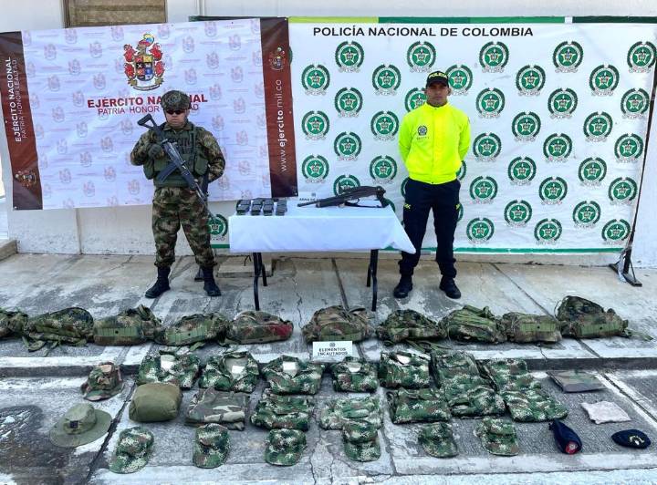 Desmantelado depósito ilegal de armamento e intendencia del Clan del Golfo