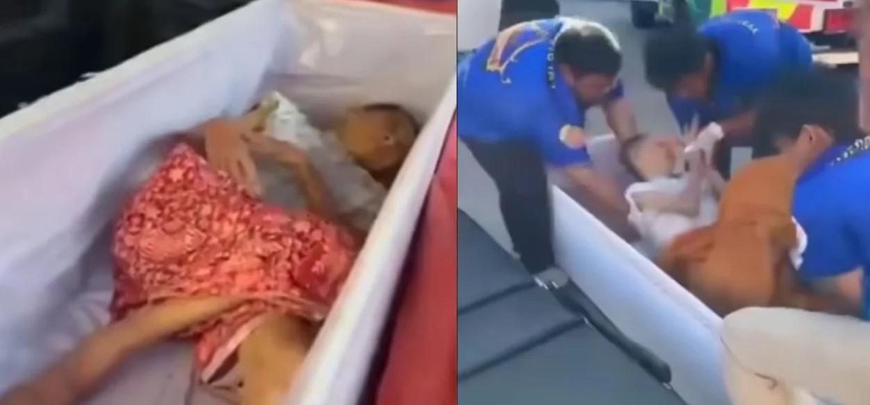 Mujer “resucita” en su ataúd momentos antes de ser cremada