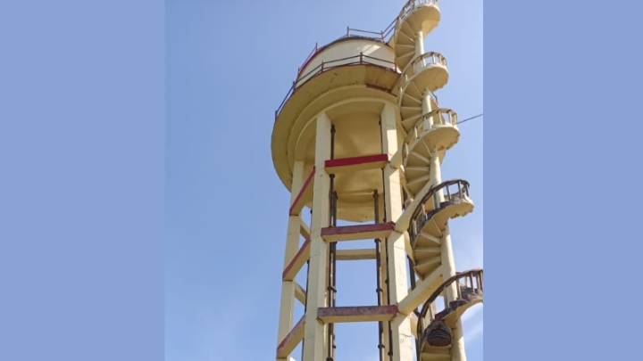 Painter falls from 100 ft high overhead tank, dies