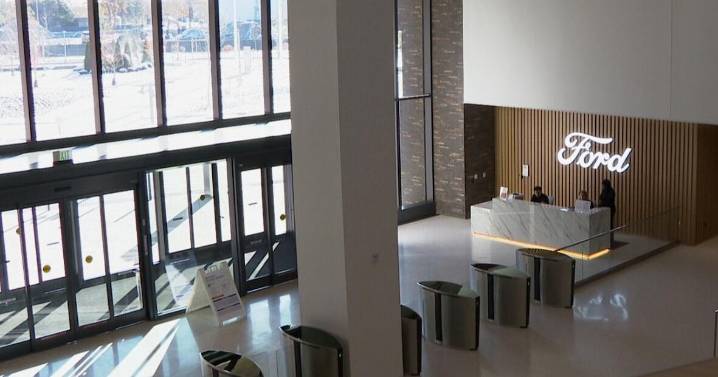 Ford Motor shows off new high-tech HQ. It has a 'crown jewel' showroom and room for 4,000 employees