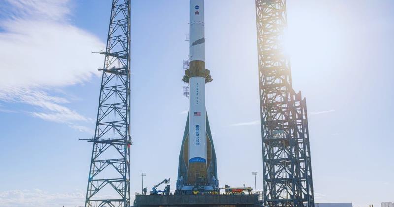 Blue Origin launches New Glenn rocket for major NASA science mission
