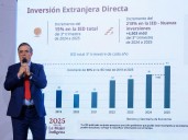 Marcelo Ebrard anuncia récord histórico en Inversión Extranjera Directa en México
