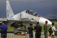 Aviación Militar Bolivariana celebra una exposición en medio de las tensiones...
