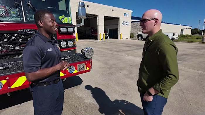 Cy-Fair firefighters took shelter in garage as tornado hit Cypress home
