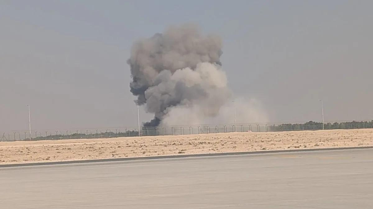 Plane crashes at Dubai Airshow