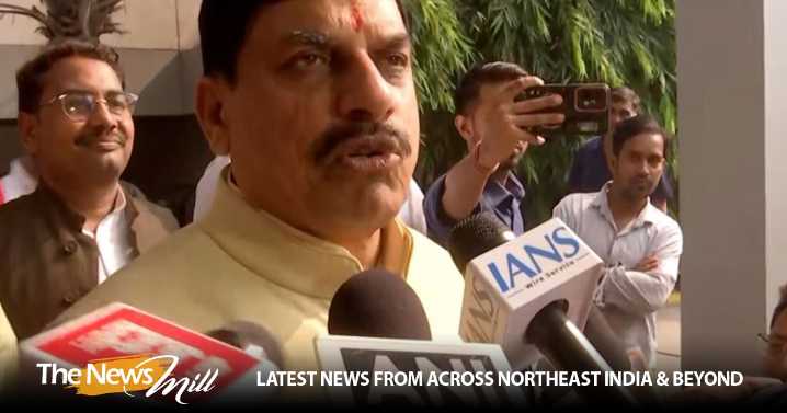 Mohan Yadav extends greetings to Nitish Kumar after swearing