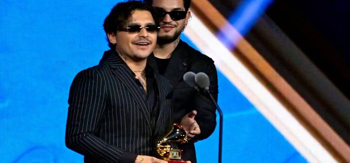 Christian Nodal desató polémica por su discurso en los Latin Grammy 2025