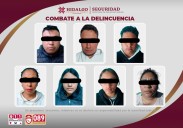 SSPH detiene a 7 personas dedicadas al narcomenudeo, extorsión y robo en Tulancingo