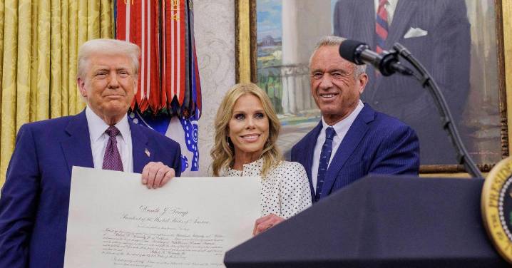 Cheryl Hines Claims She 'Broke Out Into Hives' After She Shook Hands With Donald Trump