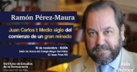 Ramón Pérez-Maura dirigirá este miércoles la ponencia 'Juan Carlos I: Medio siglo del comienzo de un gran reinado'