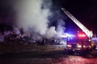 Fire crews continue mop-up after fire destroys elevator in Mayville