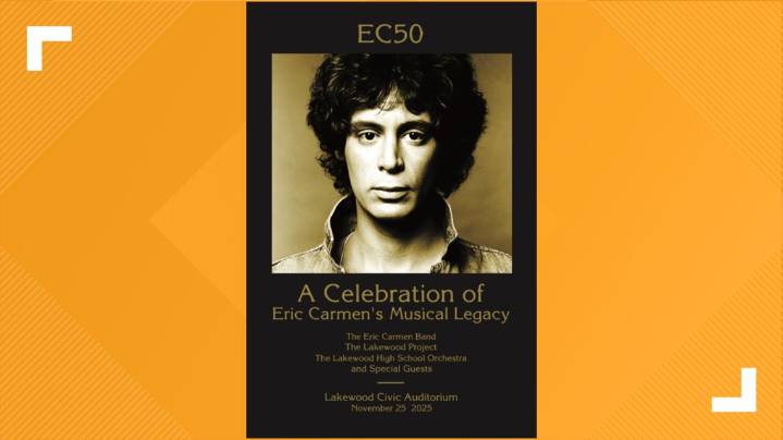 Cleveland musicians to honor Eric Carmen's legacy with 50th anniversary tribute concert