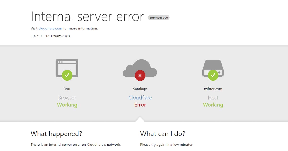 Cloudflare, la acusada como la responsable de los problemas de ChatGPT y X (ex Twitter) cae en bolsa