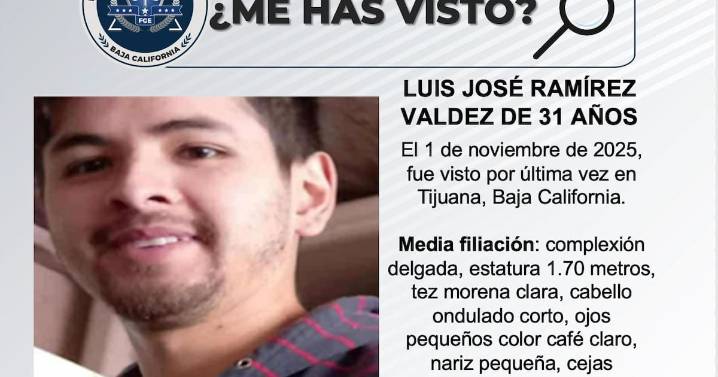 Se busca a Luis José Ramírez Valdez de 31 años