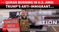 Shocking! Quran Burning In US Sparks Anger; ‘Trump Backer’ Slaps Bacon On Holy Book In Michigan