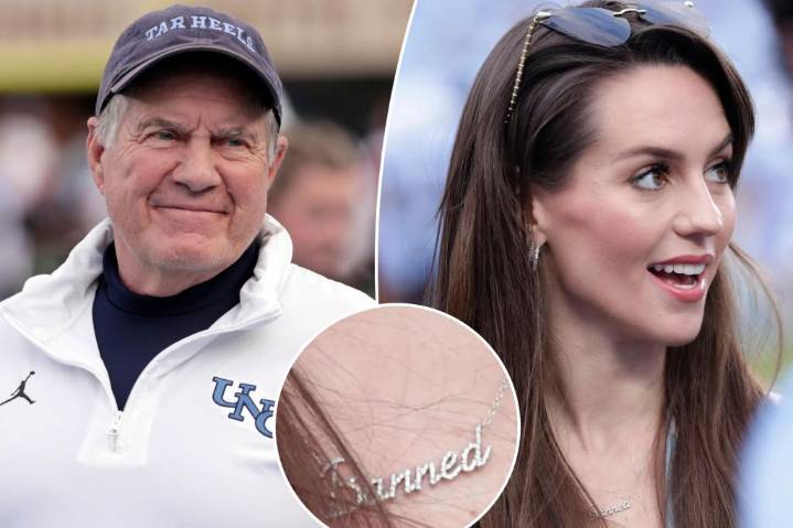 Jordon Hudson responds to 'banned' rumors with necklace at UNC game