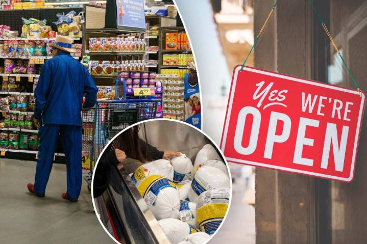 All the grocery stores open on Thanksgiving Day 2025: From Walmart to Target