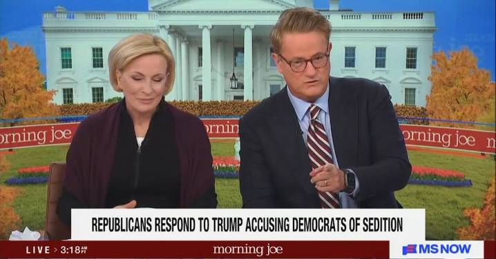 Scarborough Drops F-Bomb While Going Off on Mike Johnson Over Trump Spin
