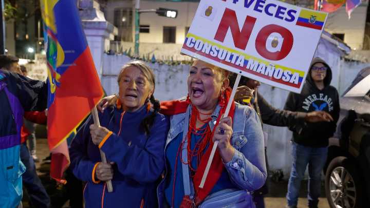 Referéndum en Ecuador: los ecuatorianos rechazan las 4 propuestas de Daniel Noboa