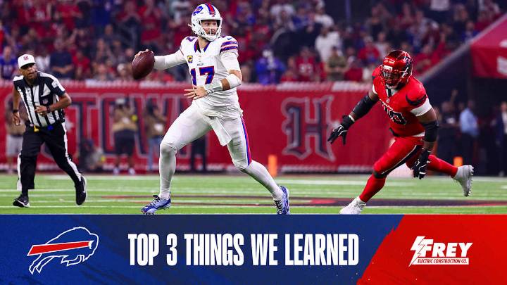 The Top 3 three things we learned from Bills vs. Texans