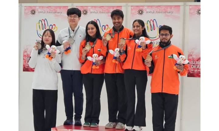 India's air rifle mixed teams win gold and bronze at Deaflympics