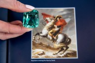 Sotheby’s says a diamond brooch lost by Napoleon as his forces fled Waterloo sells for $4.4 million