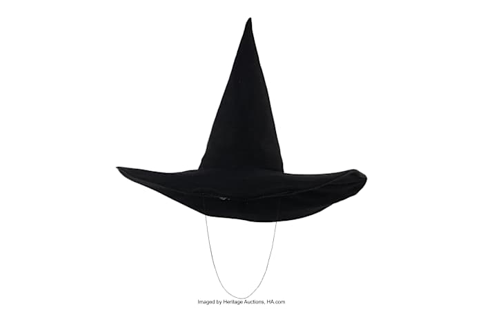 Black hat worn by the Wicked Witch of the West in 'The Wizard of Oz' is going up for auction