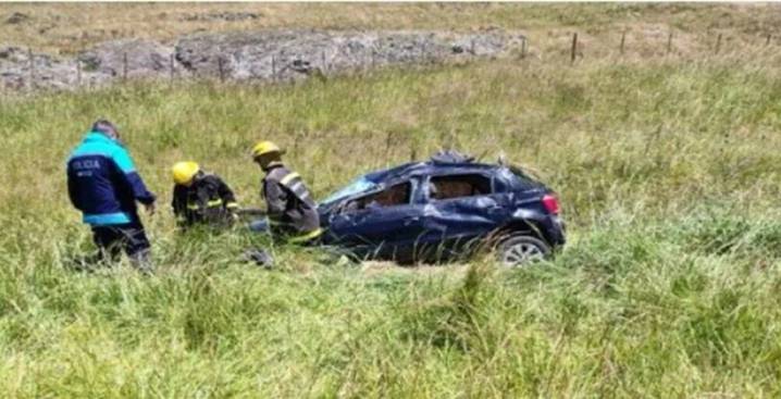 La sacó barata: protagonizó un impactante vuelco y solo sufrió lesiones leves