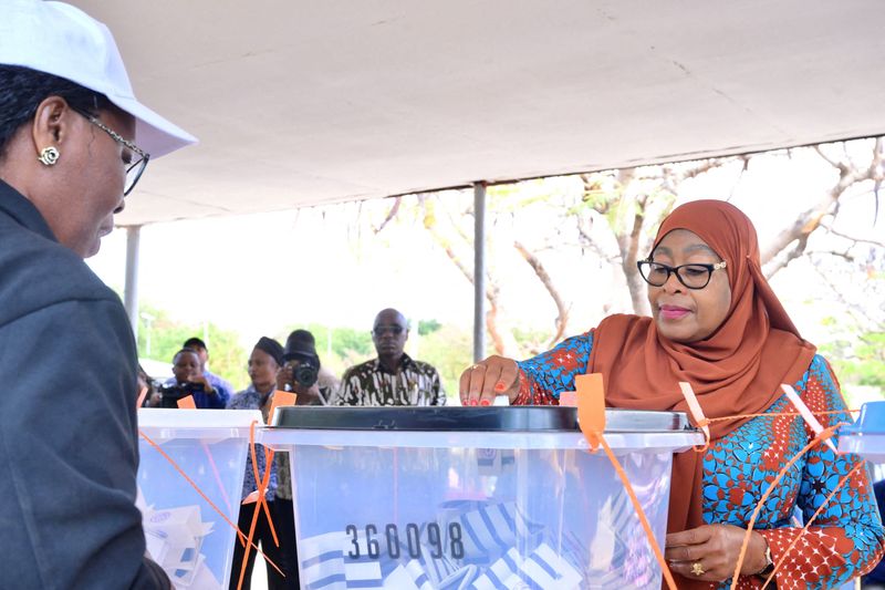 Tanzania's President Hassan sworn in after deadly election violence