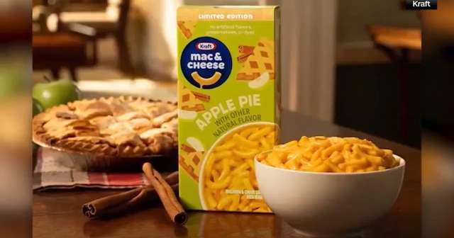 Kraft introduces apple pie-flavored mac and cheese ahead of Thanksgiving