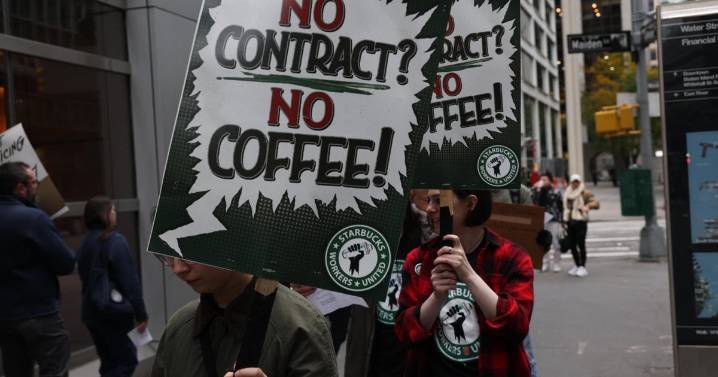 Thousands of unionized Starbucks workers to strike Thursday, demanding a contract deal