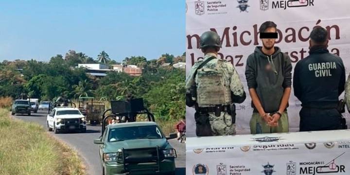 Otro golpe del Plan Michoacán: aseguraron explosivos caseros y detuvieron a 7 presuntos delincuentes