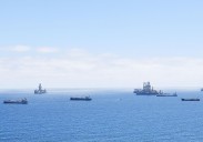 El petrolero zombi y de la flota fantasma rusa 'Mooni' vuelve a Canarias