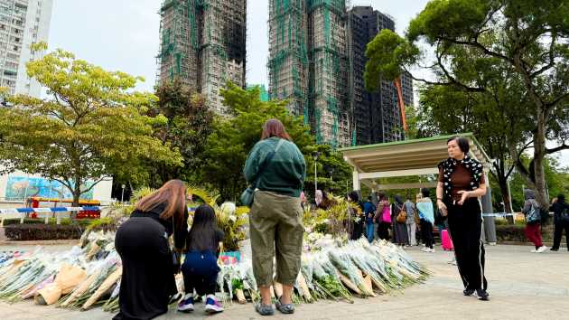 Death toll climbs to 146 in Hong Kong high-rise fire, officials say