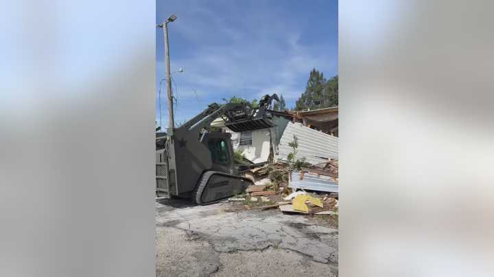 Brevard County criminal crack house demolished by SWAT team