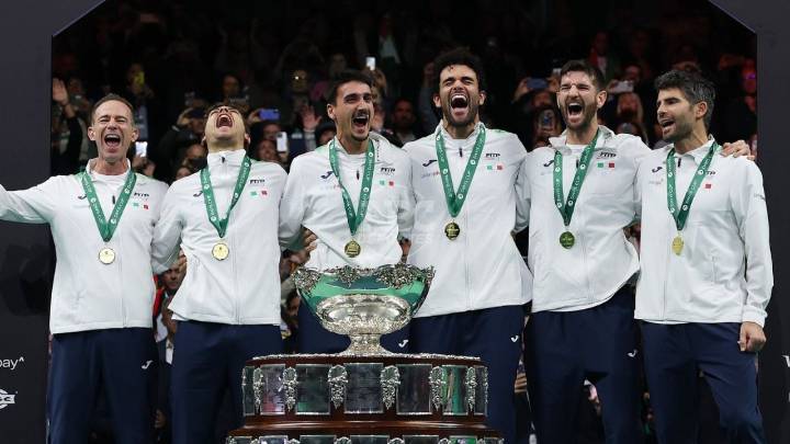 Italia gana la Copa Davis por tercer año consecutivo