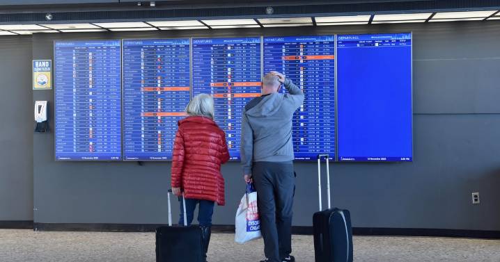 Flight cancellations, air travel delays persist even after government shutdown ends
