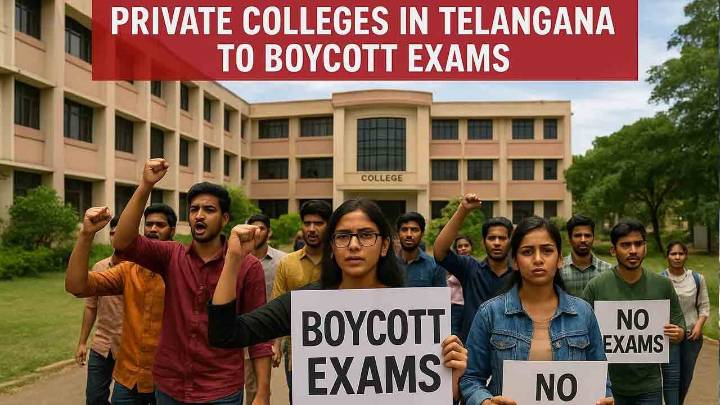 Private Colleges In Telangana To Boycott Exams