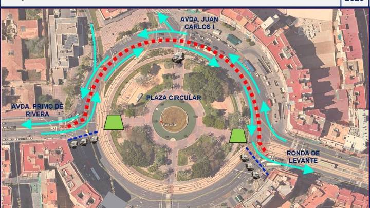 Horario, vías cortadas y cómo llegar: todo lo que necesitas saber para ir al encendido del Gran Árbol en Murcia