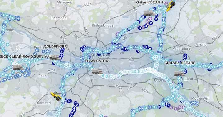 10 gritters around Glasgow with the best names from William Wall