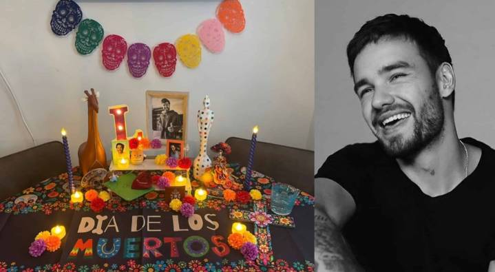 Hermana de Liam Payne honra su memoria con un altar de Día de Muertos